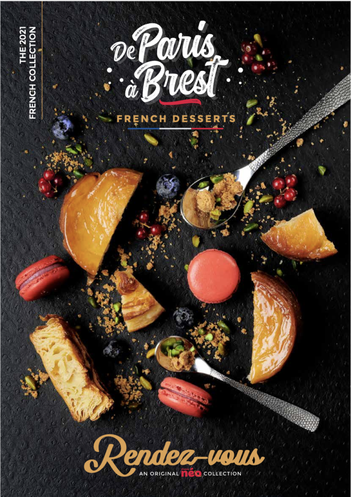 La couverture du catalogue Collection 2021 Foodservice "Rendez-Vous"